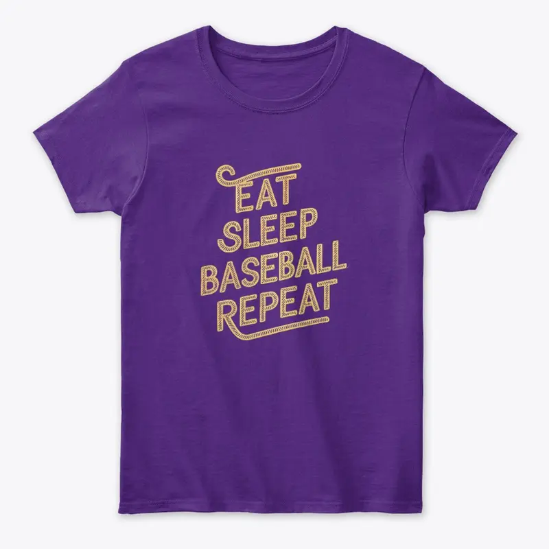 Eat Sleep Baseball Repeat