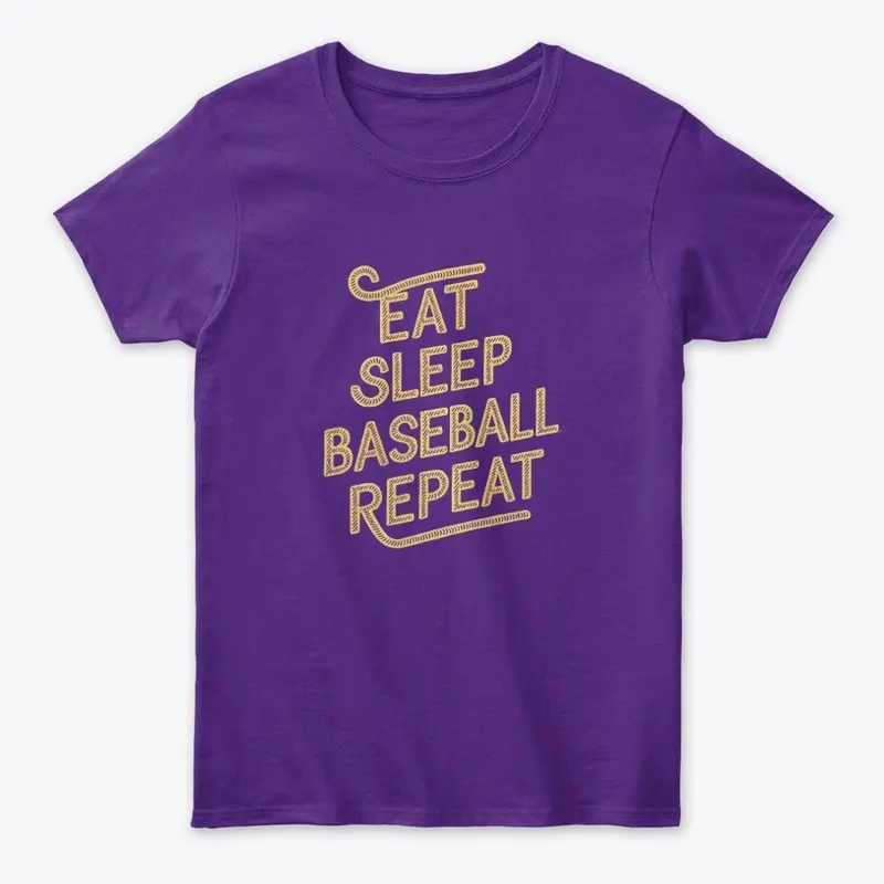 Eat Sleep Baseball Repeat